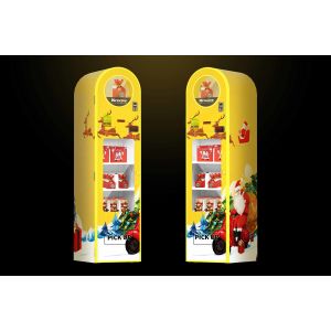 cashless payment Automatic Vending Machine 50HZ Frenquency Refrigerated