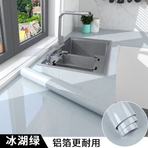 Marble Design High Glossy Self-Adhesive Kitchen Wallpaper with Heat Resistant