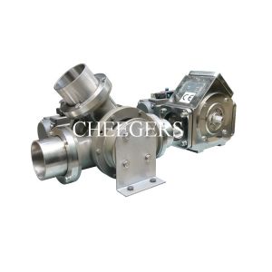 China 300mm Q235A Plug Diverter Valve Direction Changing Bulk Conveying on sale