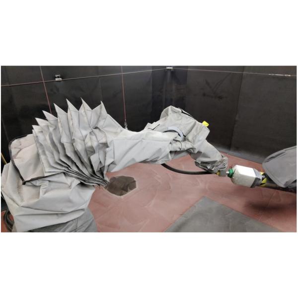 Waterproof and oil resistant ABB robot protective suit cover can be customized