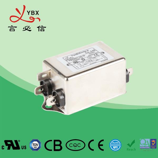 Buy 6A 1.5KW DC Line Noise Filter / LCD Power Line Signal Filter Compact Size at wholesale prices
