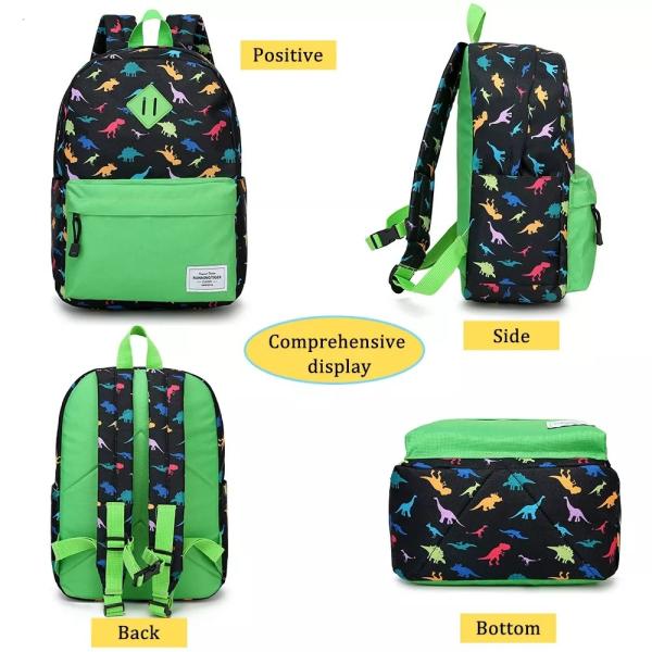 Kids Backpack Lunch Bag Sets Boy Student Dinosaur New Arrival Travel 2022 School Bags