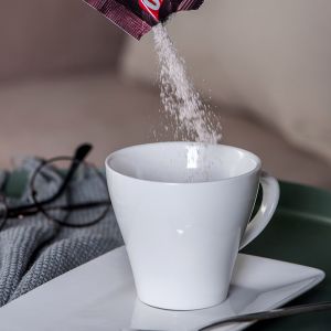 Savall Rectangle Fine Bone China Breakfast Cup And Saucer