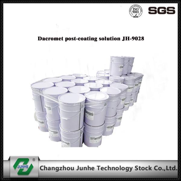Baking Type Zinc Flake Coating Self Dry Silver Top Coat 2 Adhesion Increase Surface Hardness