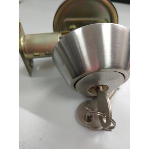 Custom Polished Stainless Steel Bedroom Door Knobs With Brass Cylinder