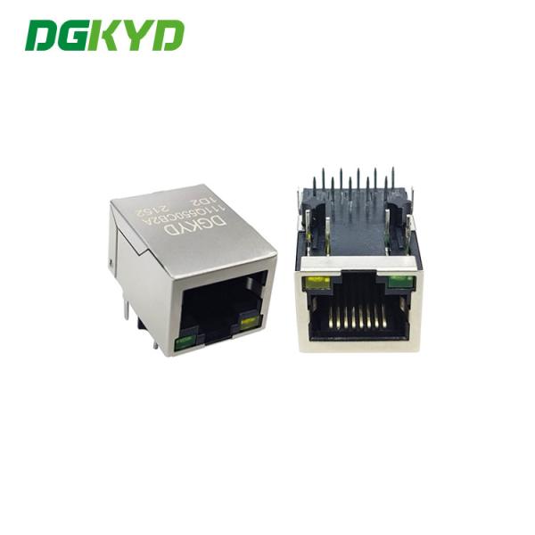 Buy DGKYD Modular Connector 10P8C RJ45 Single Port With Transformer at wholesale prices