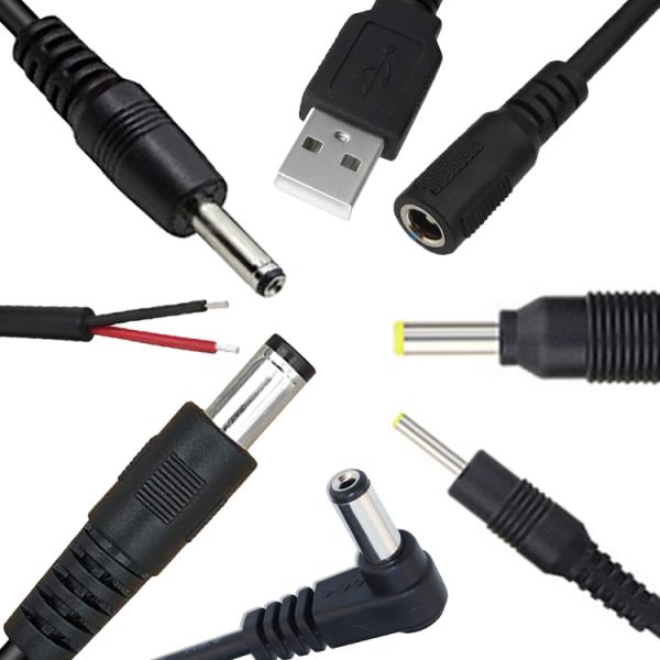 1m 3m 5m 10m 12V Male to Male Female DC 5.5x2.1mm 5.5x2.5mm 4.0x1.7mm 3.5x1.35mm Barrel Jack Power Extension Cable