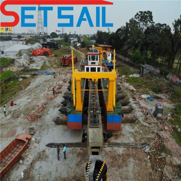 Durable Diesel Engine Cutter Suction Sand Dredger with Double Pump