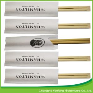 20cm Natural Custom Printed disposable Tensoge Bamboo Chopsticks