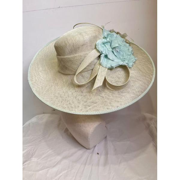 Buy Millinery Supplies Sinamay And Feather Fascinator Hat at wholesale prices