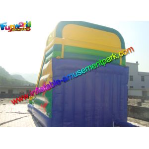 Water Proof Commercial Inflatable Bouncers / Inflatable Slip And Slide Fire