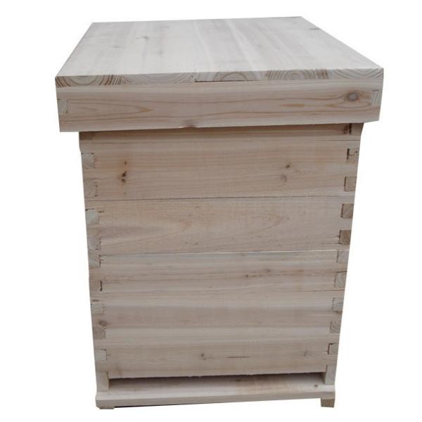 High Quality Chinese Fir Wood Bee Hive Easy To Assemble Natural Material Dadant