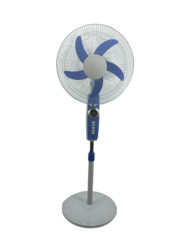 Household Standing Adjustable Floor Fan With Remote Pedestal
