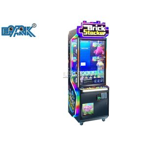 Brick Stacker Indoor Coin Operated Crazy Catch Vending Toy Arcade Game Machine