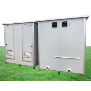 PVC Window Light Weight 40HC Portable Movable Toilet