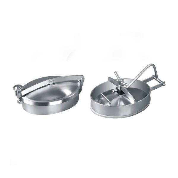 Ss 304 316 Polished Stainless Steel Access Covers Elliptical Tank Manway