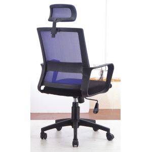 China Mesh Back Adjustable Height Office Chair With Wheels Environmental Friendly on sale