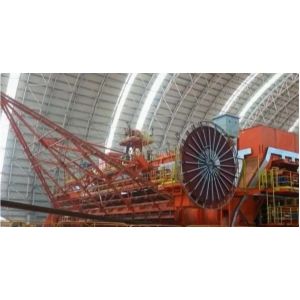 Coal Drum Reclaimers Bulk Cargo Handling Equipment For Stockyard