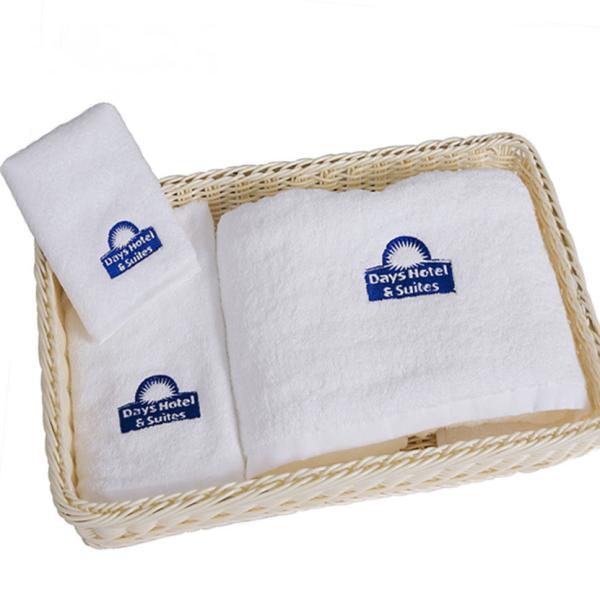 Pluffy Heavy Embroidered Cotton Towel for Custom Small Size in Sustainable Material