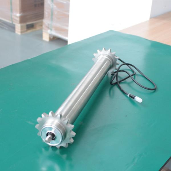 300W Pallet Motor Driven Roller With Stainless Steel Sprockets On Both Ends 76mm Diameter