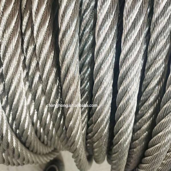 Construction 6x36 6x36 AiSi Stainless Steel 1/8'' Aircraft Wire Rope for Cable Railing Kit Standard AiSi Marine Grade