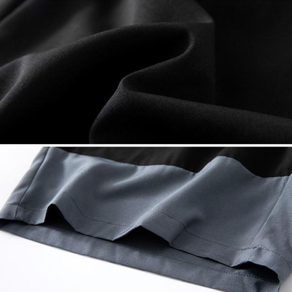 Men's loose quick drying casual solid color patchwork beach pants