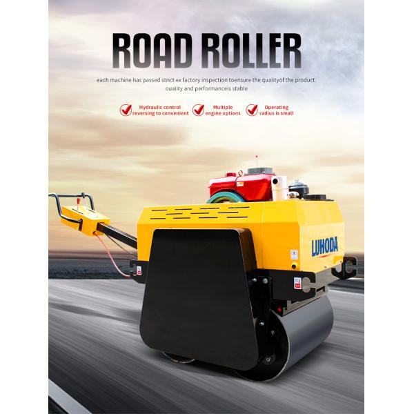 High Quality Walk Behind Road Roller Road Construction Machinery China Vibratory Roller Compactor
