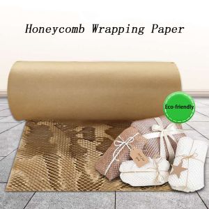 80g Kraft Paper Eco Friendly Honeycomb Paper Wrap Screen Printing