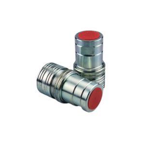 NBR BSPP Shut Off Hydraulic Quick Connect Couplings