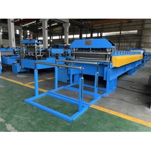 YX11-55-800 Roofing Wall Panel Roll Forming Machine With Hydraulic Post Cutting