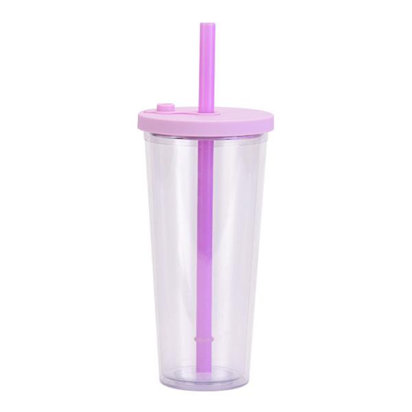 Buy Water Iced Coffee Travel Tumbler With Straw And Lid Reusable at wholesale prices