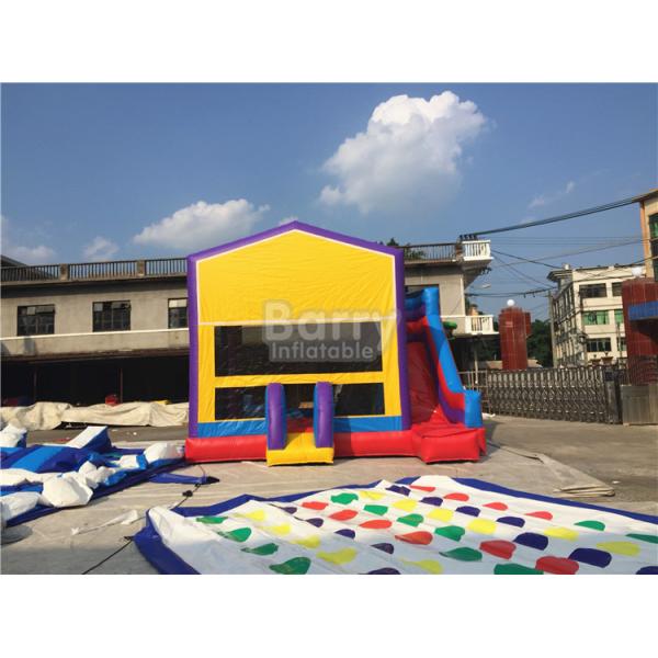 0.55mm Pvc Amazing Bounce House Slide Combo For Outdoor Entertainment