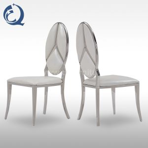 19x20x42inch High Back Dining Room Chairs Leather Upholstery Linear Stitching