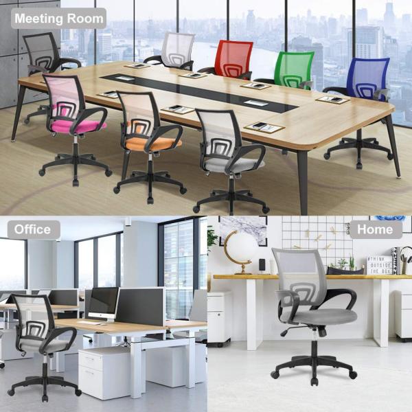 Customize Your Workspace with ALINUNU Grey Mesh Computer Chair ODM and OEM Options