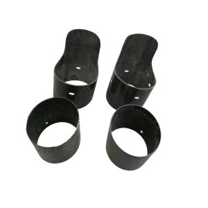 High Temperature Resistance Wrapped Carbon Fiber Exhaust Tube Tailpipe Muffler