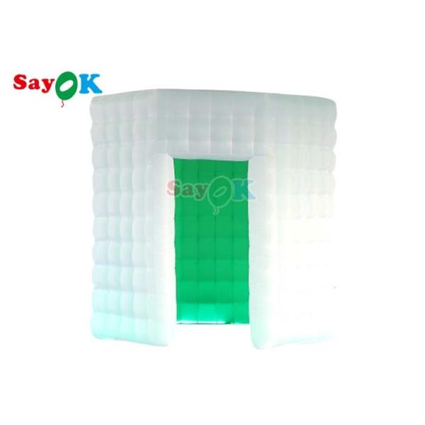 Buy Warehouse Oval Photo Booth Inflatble Led Tent With Air Blower at wholesale prices