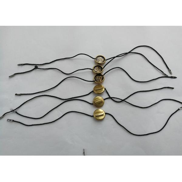 Buy Bespoke Garment Security Tag Aluminum Metal Hang Tags Online Double Ends Strings at wholesale prices