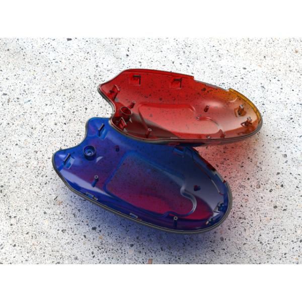 OEM /ODM : Coustom electronic enclosures mold / Transparent Beauty Instrument Upper Housing (1*8) No.24311-B