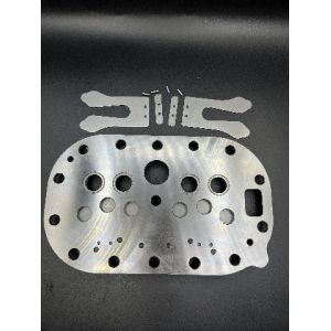 ANSI Standard Round Compressor Valve Plate With Threaded Connection