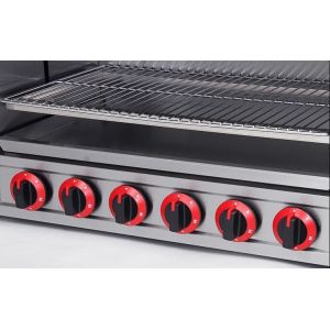 Commercial Kitchen Table Top Infrared Ray Gas Salamander Oven with Stainless