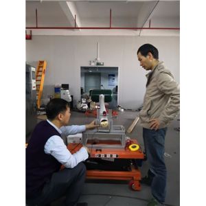 China Lab Testing Machine Testing Windows Or Doors Air Cannon Test Equipment ASTME1996 Standard on sale