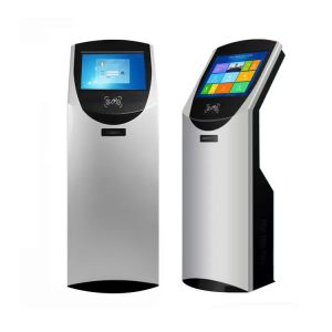 Industrial Floor Standing Touch Screen Self Service Kiosk 19 Inch For Ticket