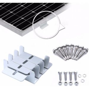 ISO9001 Certified Customized Solar Panel Mounting Fabrication Zinc Plated Iron
