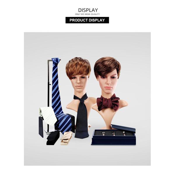 Support Sample Service Male Head Mannequin For Wig Display