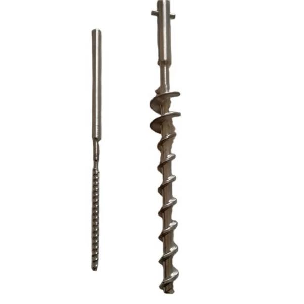 2025 OEM Small Mini Long Stainless Machining Feed Screw Steel Auger Screw