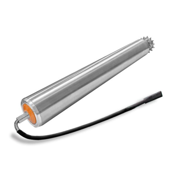 Φ60 Food Grade Steel Double Sprocket Drum Motor Drive Roller For Food And Beverage