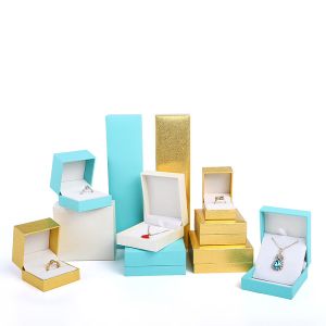 Jewelry Boxes Material Paper Velvet Newest Style for Earrings Necklaces and
