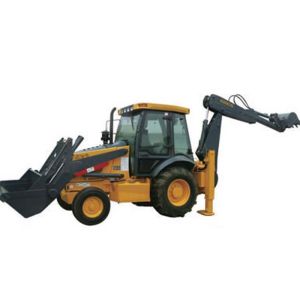74KW Power Tractor Backhoe Loader 620CH For Construction Project 1.0m3 Loading