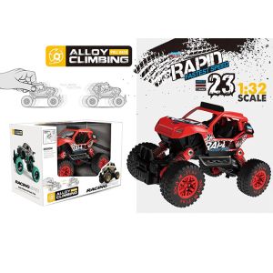 1 : 32 Alloy Climbing Vehicles Big Wheels Children's Play Toys Pull Back Go