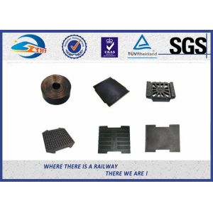 Customized Rubber Pad Plastic And Rubber Part HDPE For Railway Fastening
